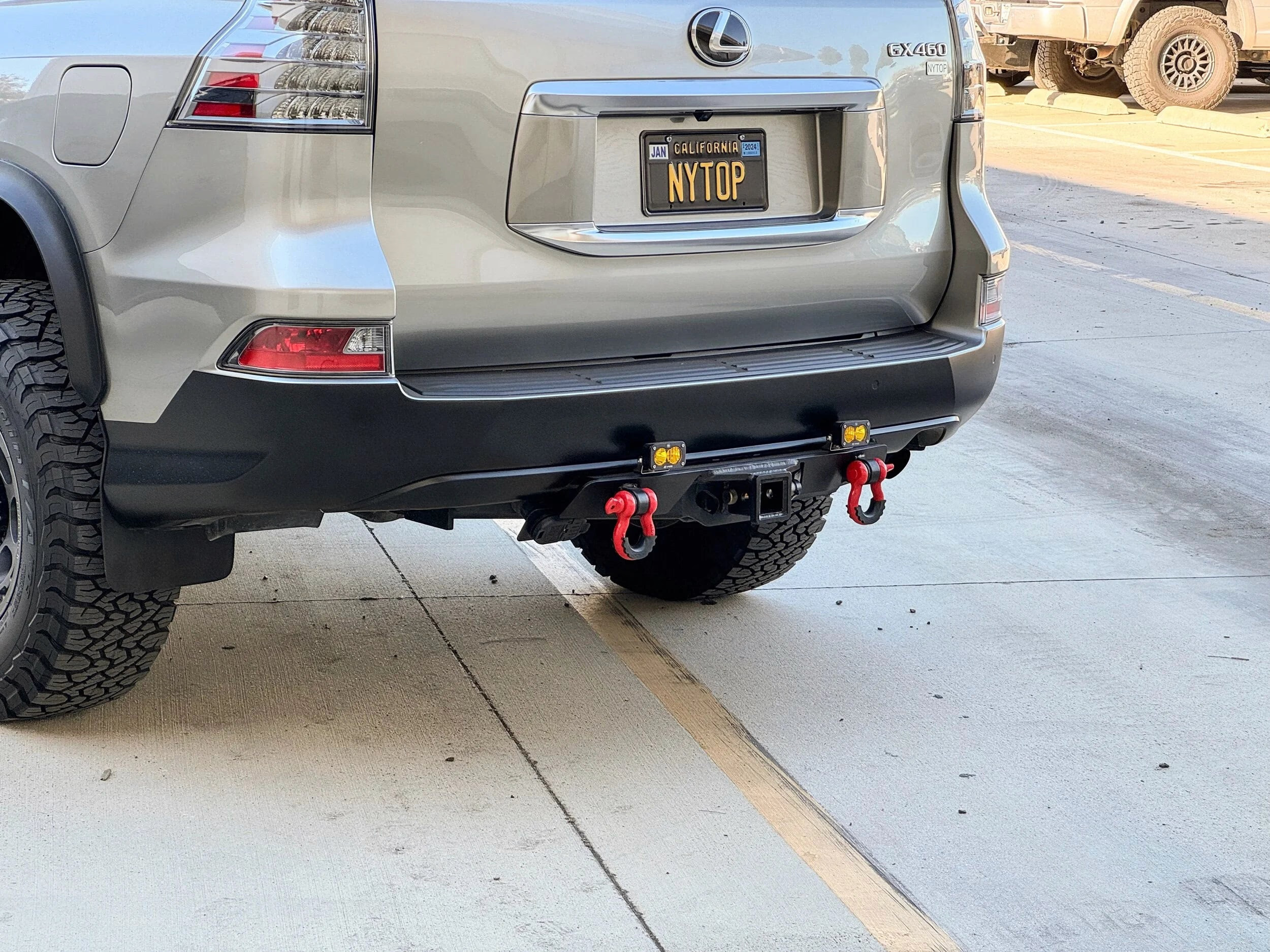 NYTOP 2014-2023 Lexus GX460 Rear Tow Hitch Receiver Hybrid Bumper