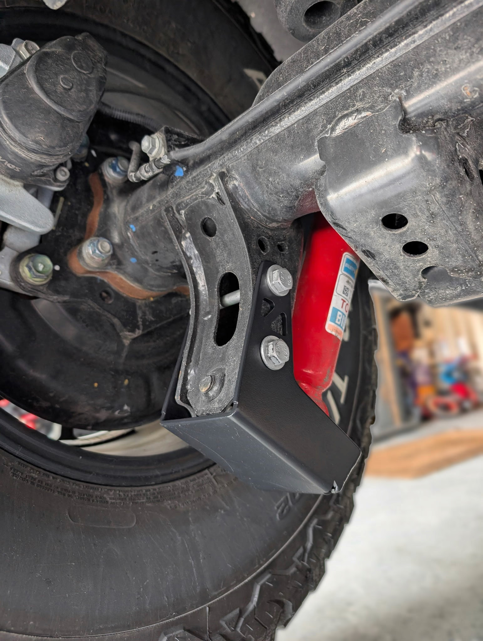 NYTOP 2022-2026 Toyota Tundra/2023-2026 Sequoia Rear Shock Mount Skid Plate Kit