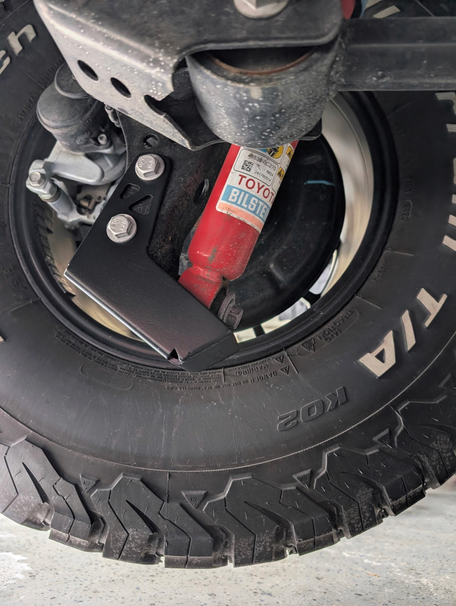 NYTOP 2022-2026 Toyota Tundra/2023-2026 Sequoia Rear Shock Mount Skid Plate Kit