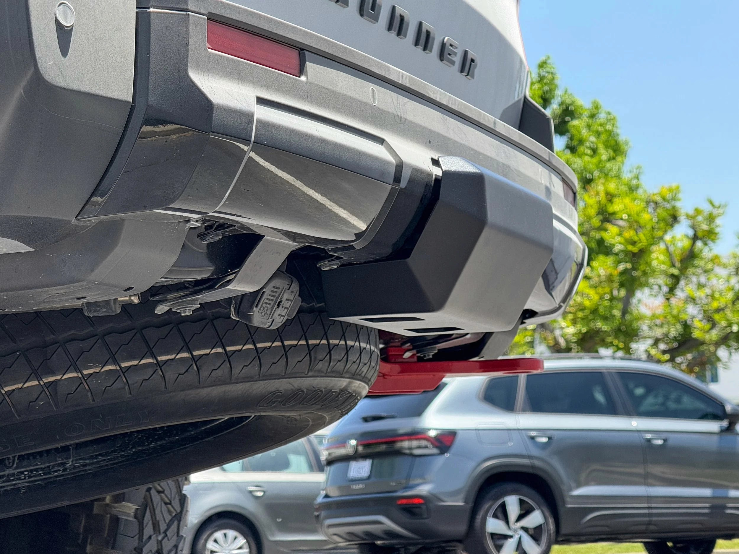 NYTOP 2025-2026 Toyota 4Runner Rear Hitch Skid Cover