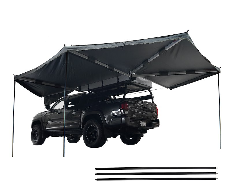 Overland Vehicle Systems HD Nomadic 180 Awning With Zip In Wall