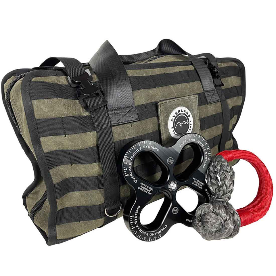 Overland Vehicle Systems Large Recovery Bag With Handle & Straps