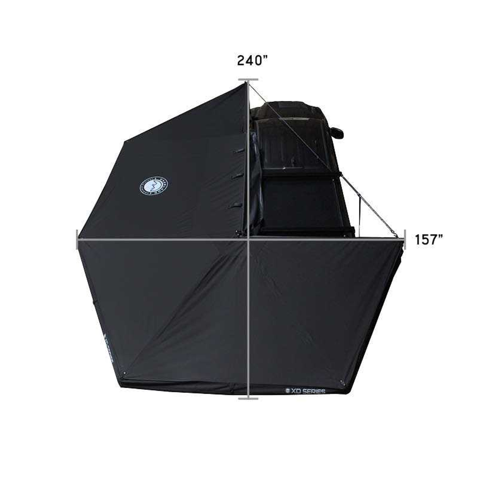 Overland Vehicle Systems XD Nomadic 270 Awning & Wall Kit Combo
