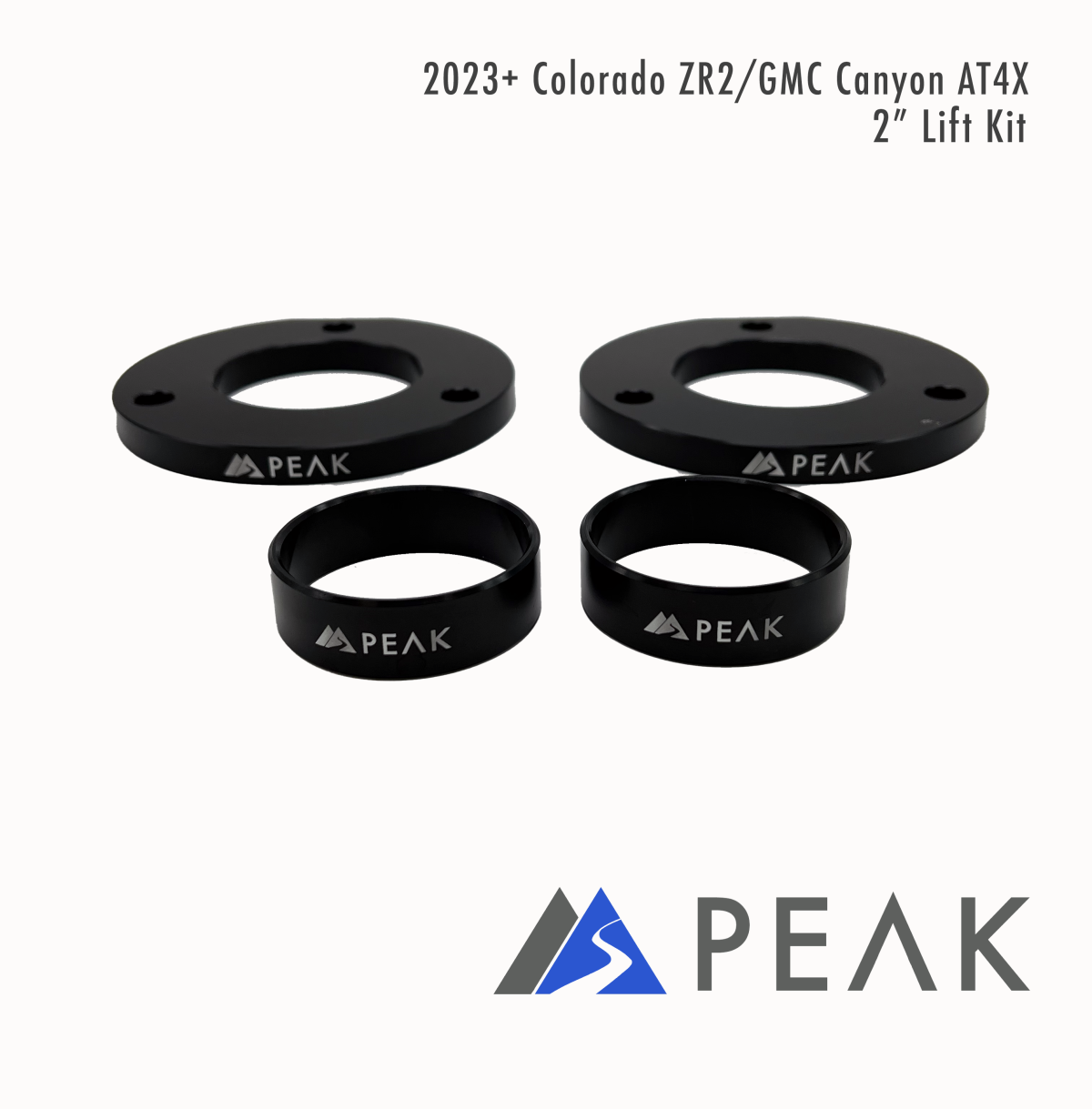 Peak Suspension 2"Explorer Kit - 2023+ Colorado ZR2/Canyon AT4X