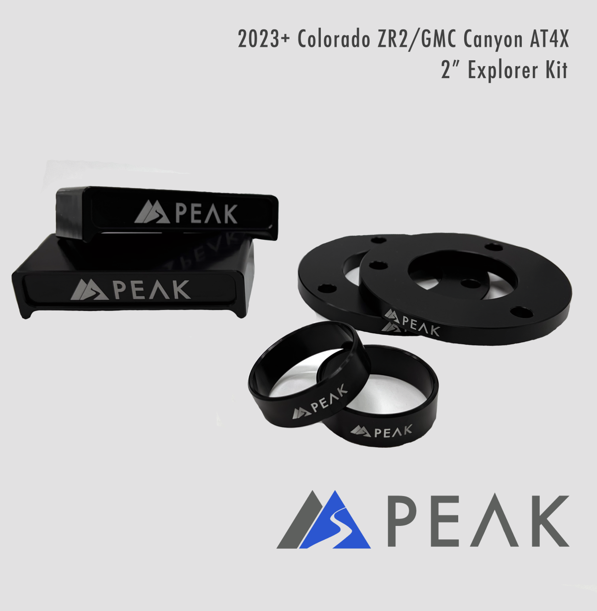 Peak Suspension 2"Explorer Kit - 2023+ Colorado ZR2/Canyon AT4X