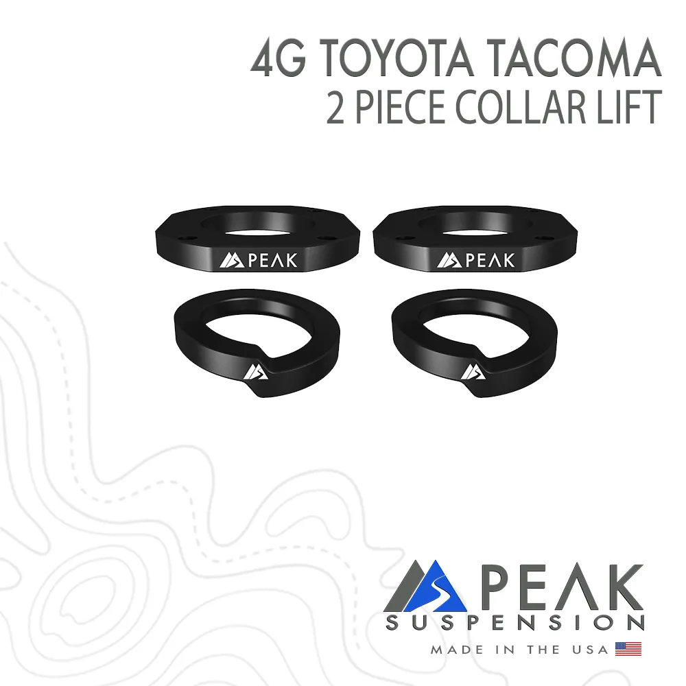 Peak Suspension 2 Piece Collar Lift for 2024+ Toyota Tacoma