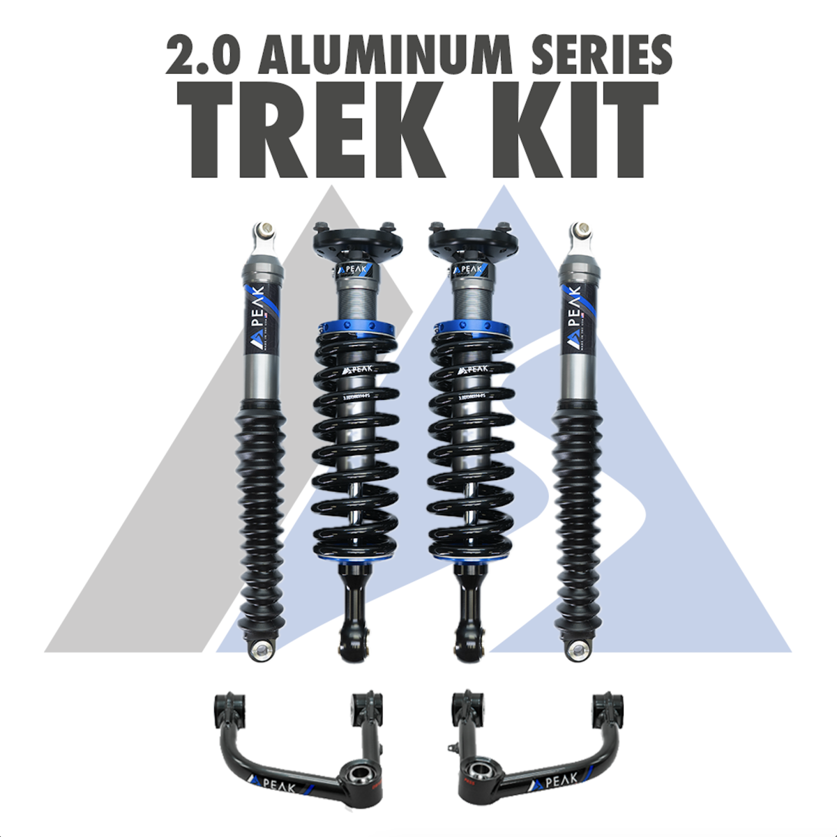 Peak Suspension 2.0 Aluminum Series Trek Kit | 2015-2022 Colorado/Canyon