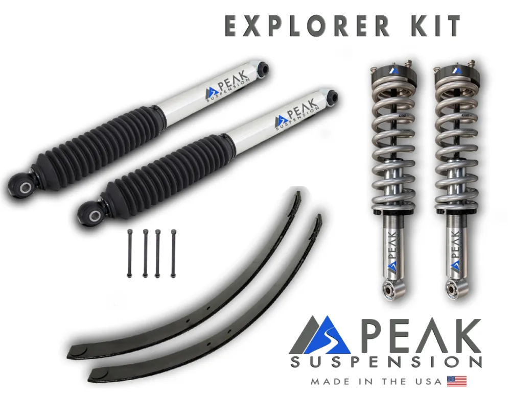 Peak Suspension 2.0 Explorer Kit With AAL - 2015-2022 Colorado/Canyon