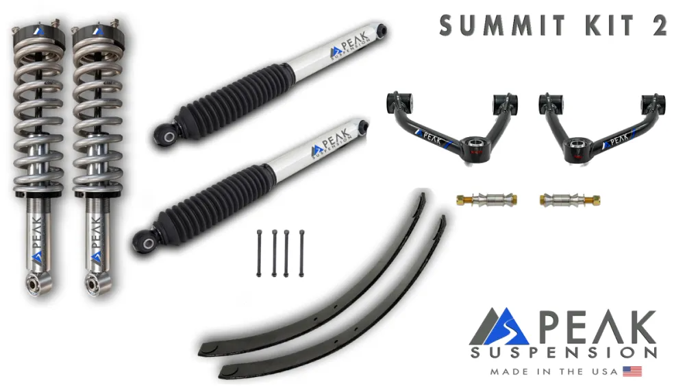 Peak Suspension 2.0 Summit Kit (AAL) - 2015-2022 Colorado/Canyon