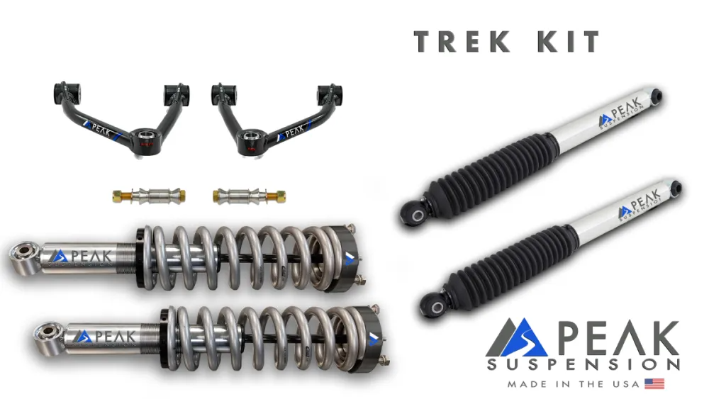 Peak Suspension 2.0 Trek Kit - 2015-2022 Colorado/Canyon