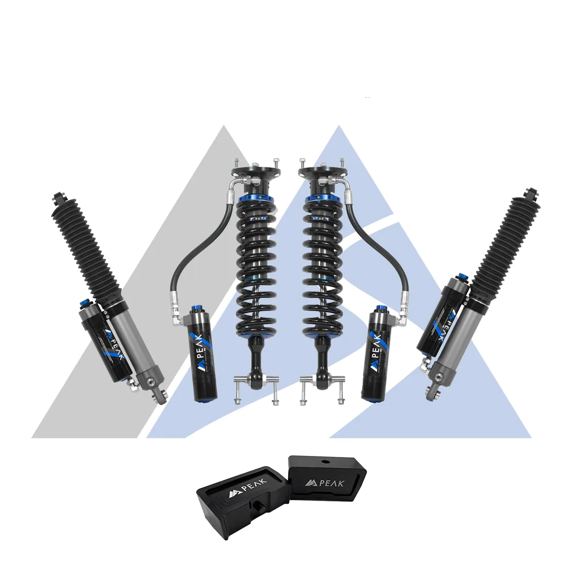 Peak Suspension 2.5" DSC Coilover Explorer Kit W/ Blocks - 23+ Colorado ZR2/Canyon AT4X