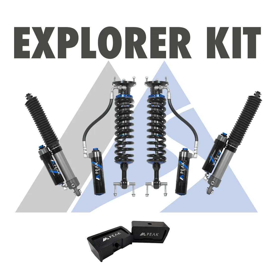 Peak Suspension 2.5" DSC Explorer Kit | 2019+ Silverado/Sierra 1500/ZR2/AR4X