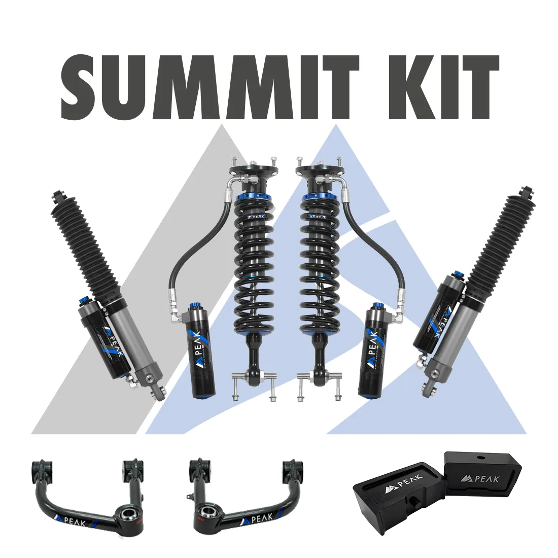 Peak Suspension 2.5" DSC Summit Kit - 2019+ Silverado/Sierra 1500/ZR2/AT4X