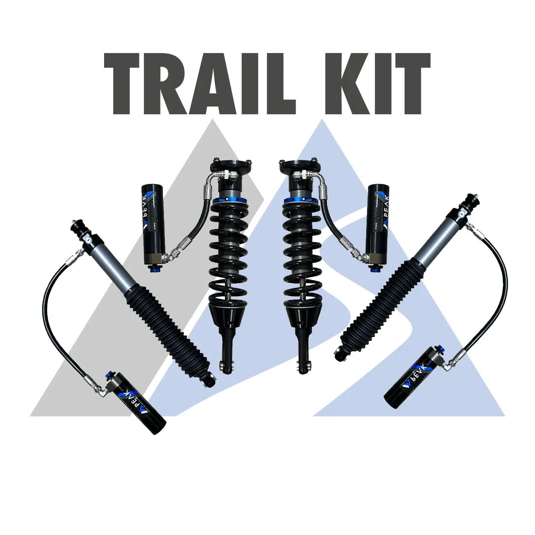 Peak Suspension 2.5" Trail Kit - 2005+Nissan Frontier