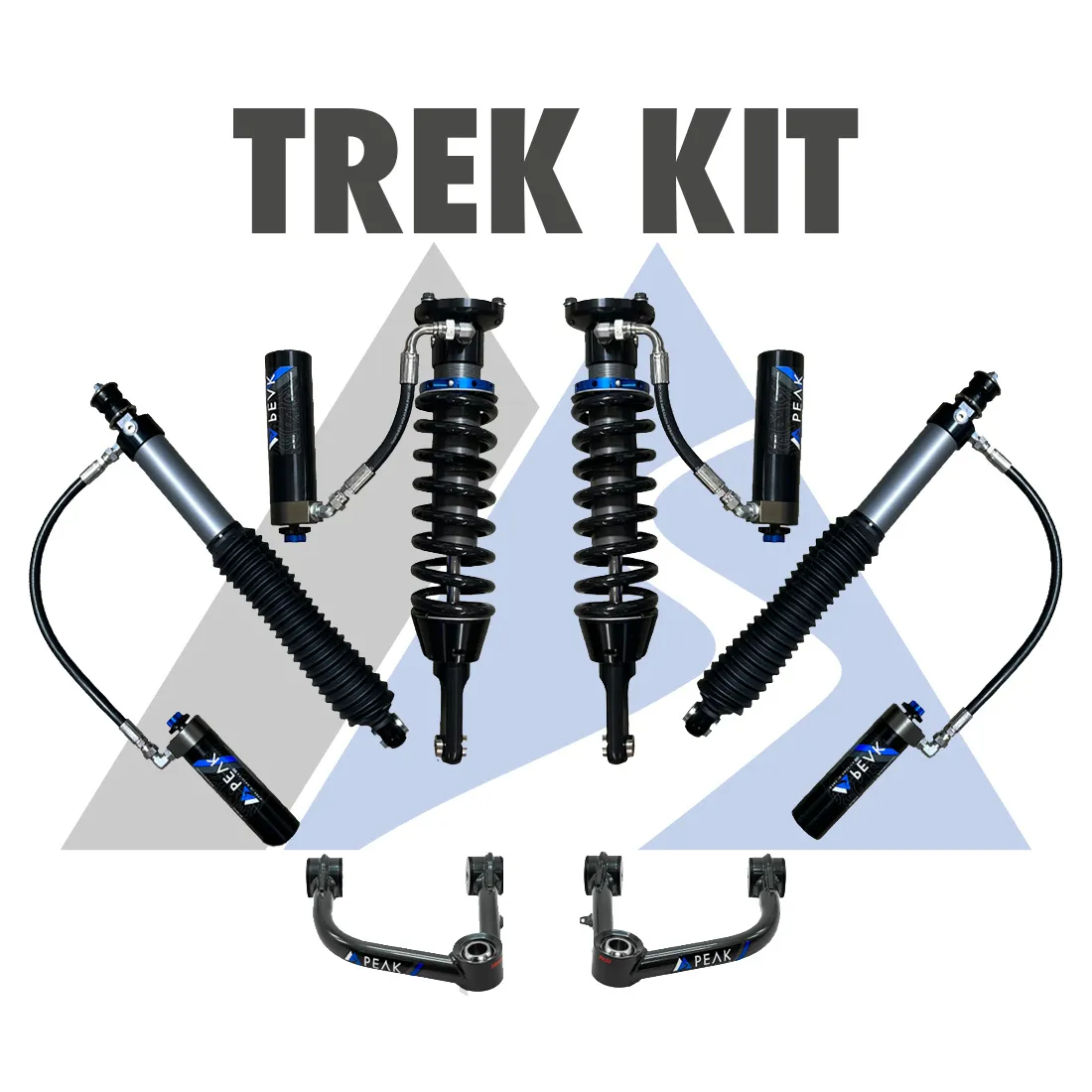 Peak Suspension 2.5" Trek Kit / 2010-2023 Toyota 4Runner/2010-2023 Lexus GX460/2010-2014 Toyota FJ Cruiser