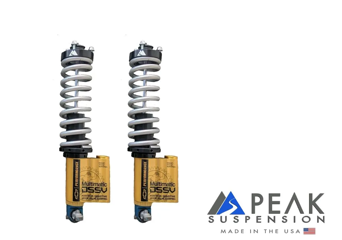 Peak Suspension DSSV Coilover Kit - 2017-2022 Colorado ZR2