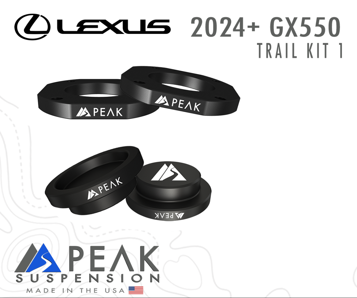 Peak Suspension Trail Kit 1 - 2024+ Lexus GX550