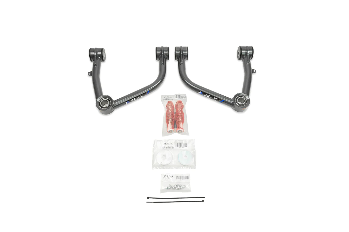 Peak Suspension Tubular Upper Control Arms - 2019+ Chevrolet Silverado/GMC Sierra 15500/ZR2/AT4X