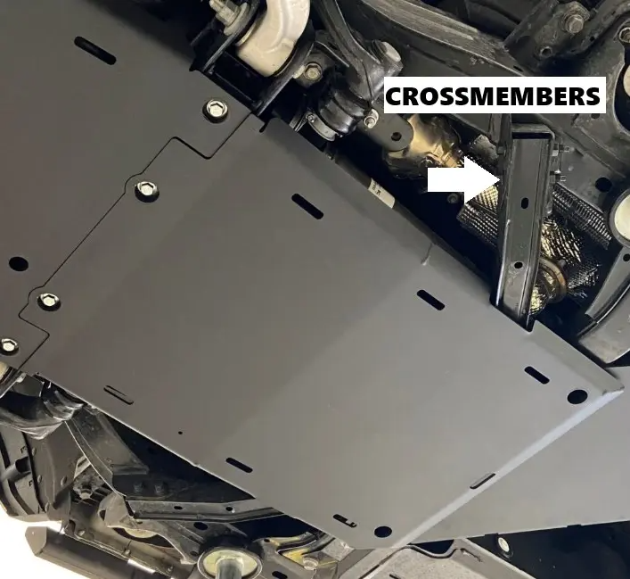 RCI Transmission Skid Plate with X-Members | 2024+ Ford Ranger/2021+ Bronco 2.7L