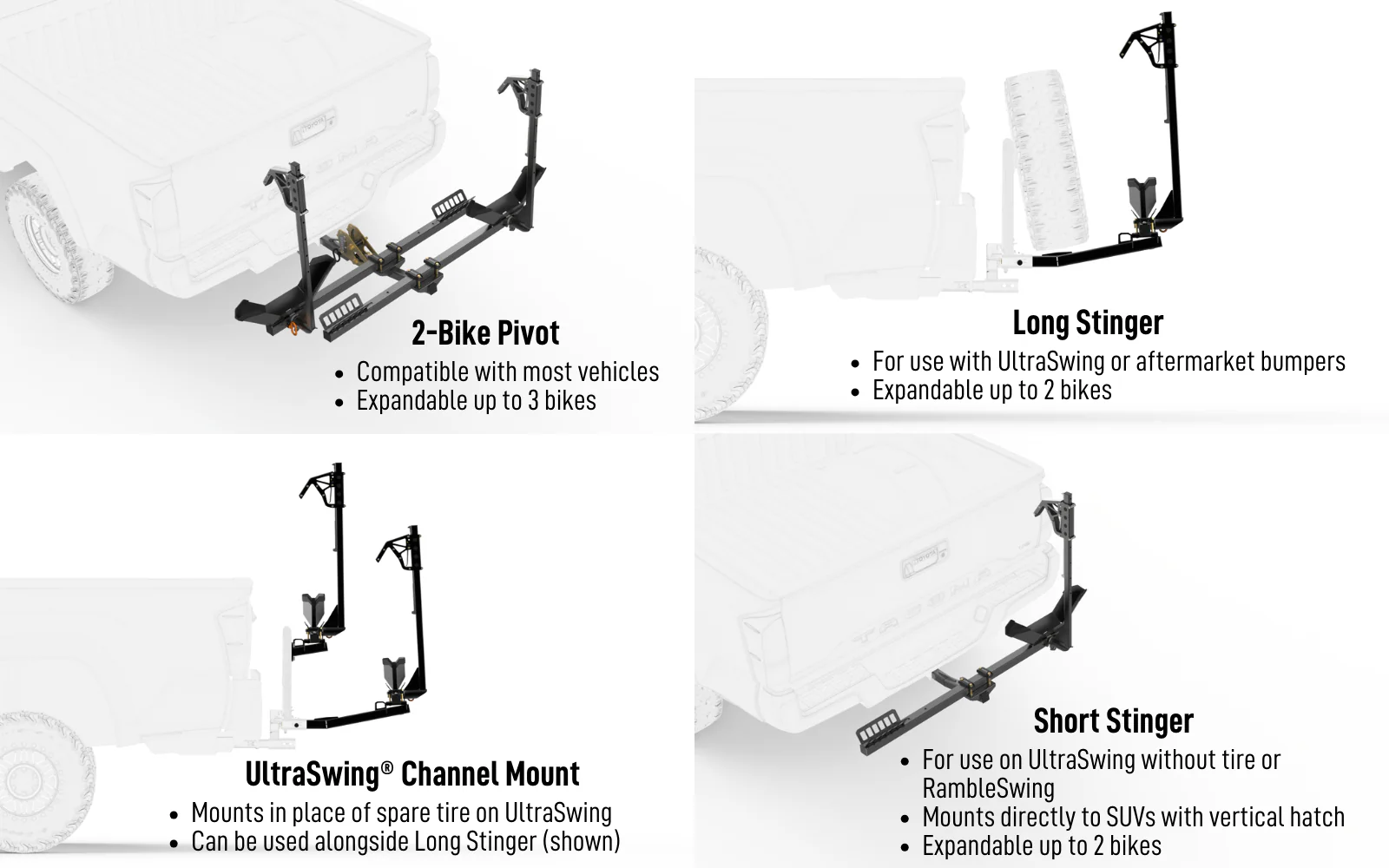 RIGd RambleRack Heavy Duty Hitch Bike Rack