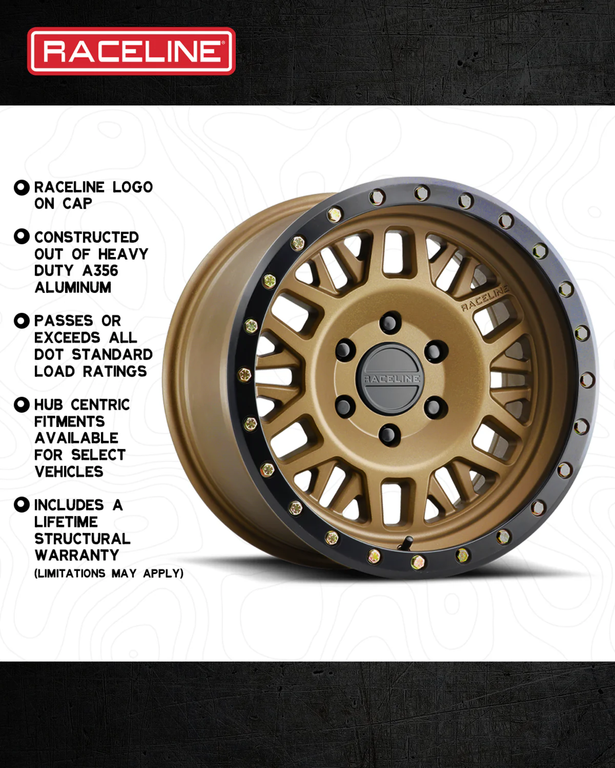 Raceline Wheels 951BZ Ryno Bronze