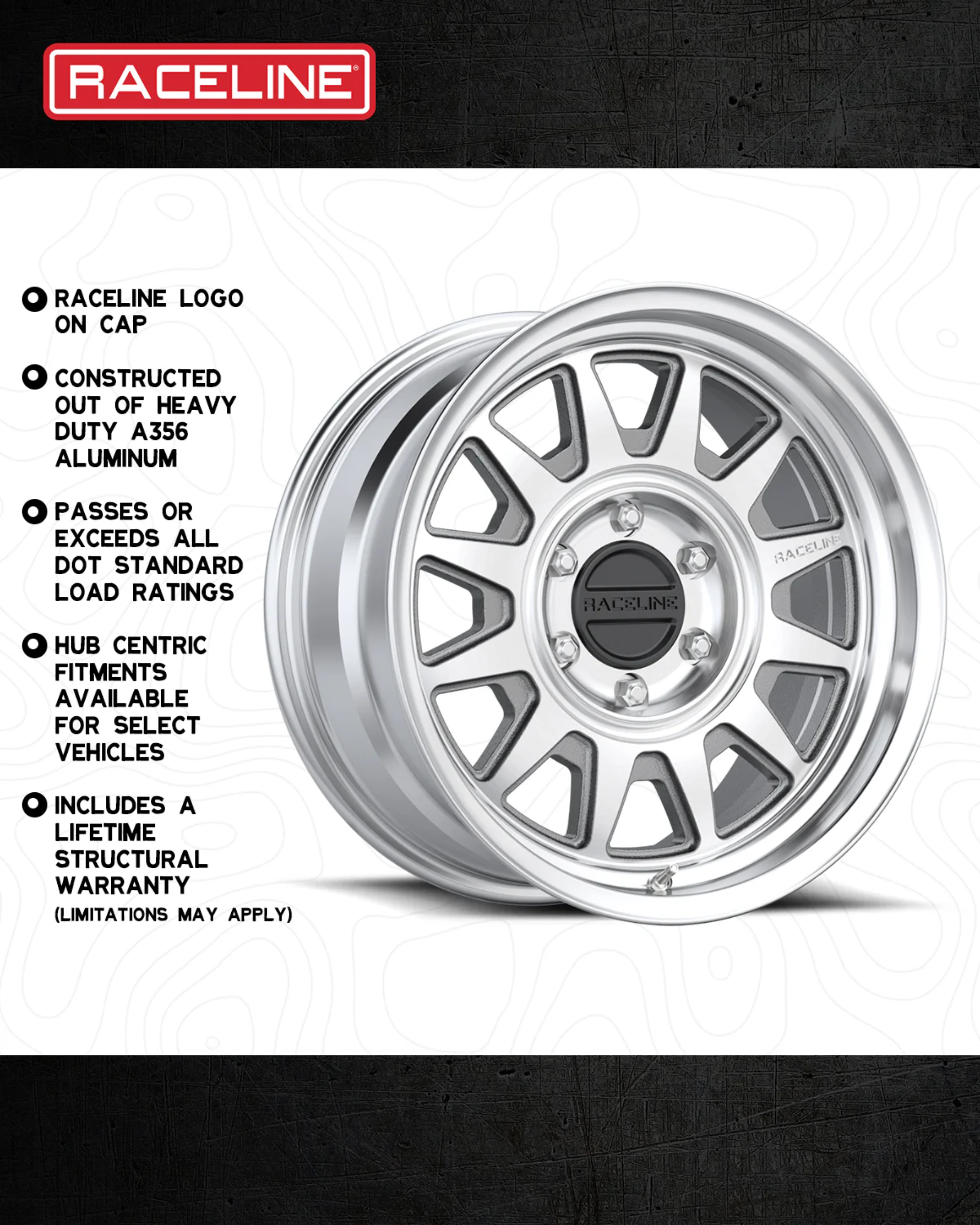 Raceline Wheels 952MC Aero HD Machined