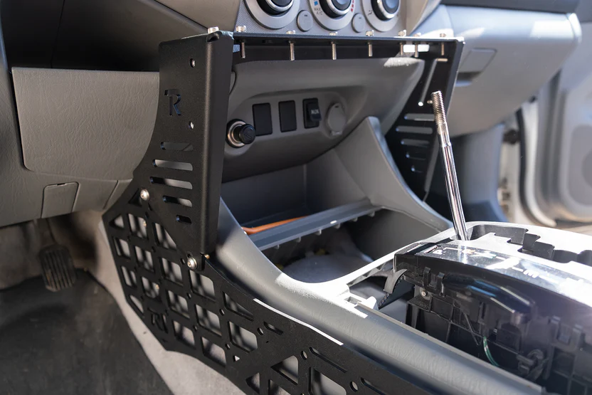 Rago Fabrication 2005-2015 Toyota Tacoma Center Console Molle Storage Panel
