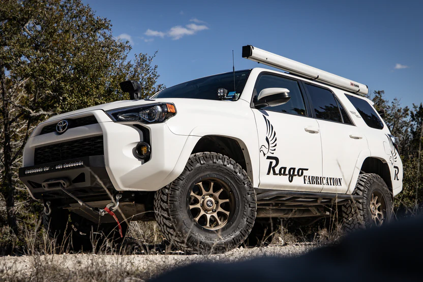 Rago Fabrication 2010-2024 5th Gen Toyota 4Runner Low Profile Ditch Light Brackets