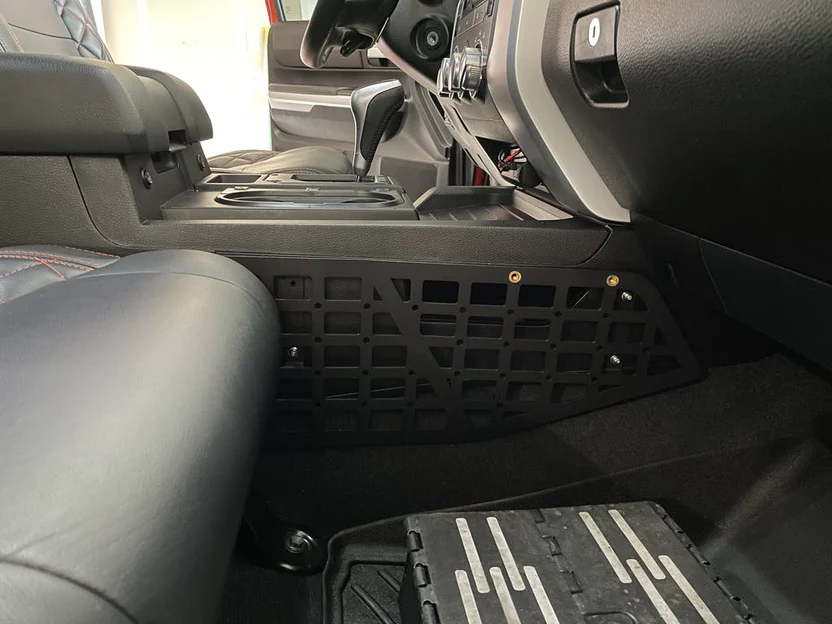 Rago Fabrication 2014-2021 Toyota Tundra Center Console Molle Storage Panel Organizer