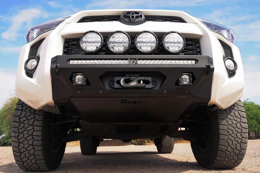 Rago Fabrication 2014-2024 Toyota 4Runner Center Mount Winch Front Bumper