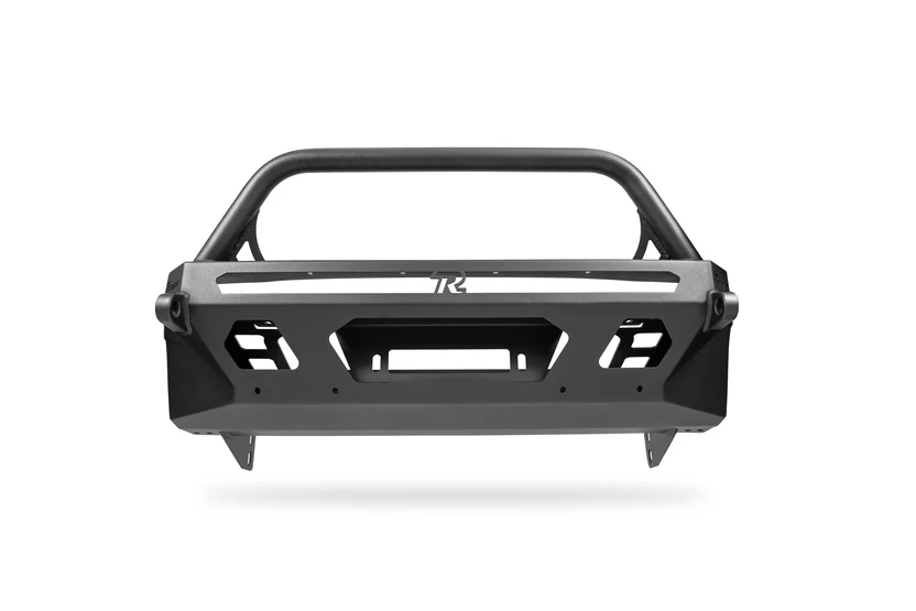 Rago Fabrication 2014-2024 Toyota 4Runner Center Mount Winch Front Bumper with Top Hoop