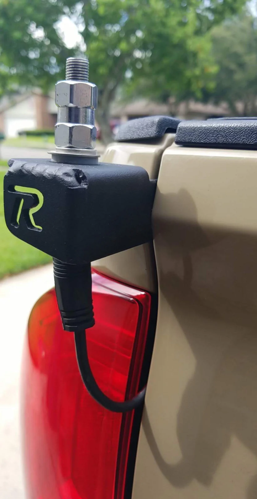 Rago Fabrication 2016-2023 Toyota Tacoma CB Antenna Mount or Whip Flag Mount