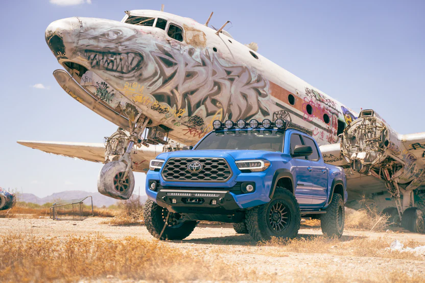 Rago Fabrication 2016-2023 Toyota Tacoma Center Mount Winch Front Bumper