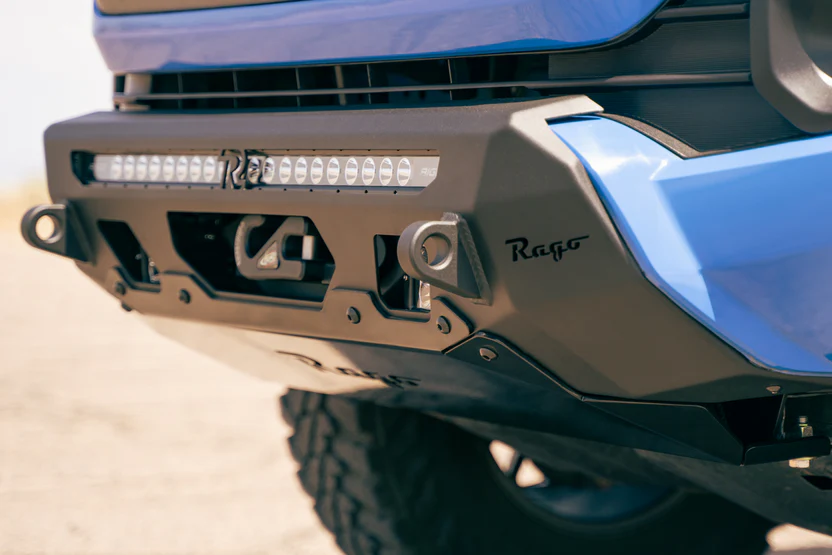 Rago Fabrication 2016-2023 Toyota Tacoma Center Mount Winch Front Bumper