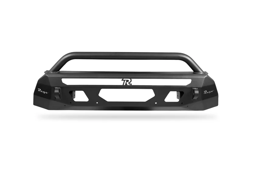 Rago Fabrication 2016-2023 Toyota Tacoma Center Mount Winch Front Bumper w/ Top Hoop