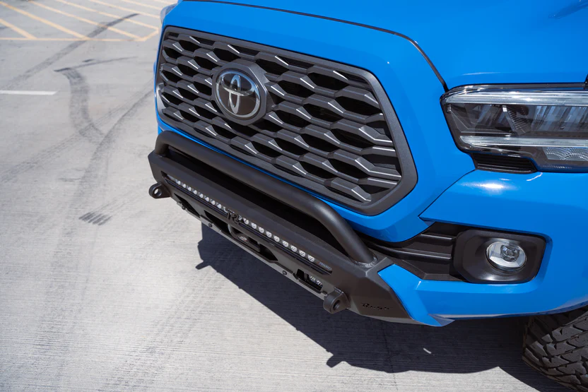 Rago Fabrication 2016-2023 Toyota Tacoma Center Mount Winch Front Bumper w/ Top Hoop