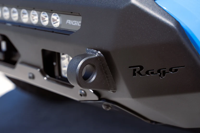 Rago Fabrication 2016-2023 Toyota Tacoma Center Mount Winch Front Bumper w/ Top Hoop