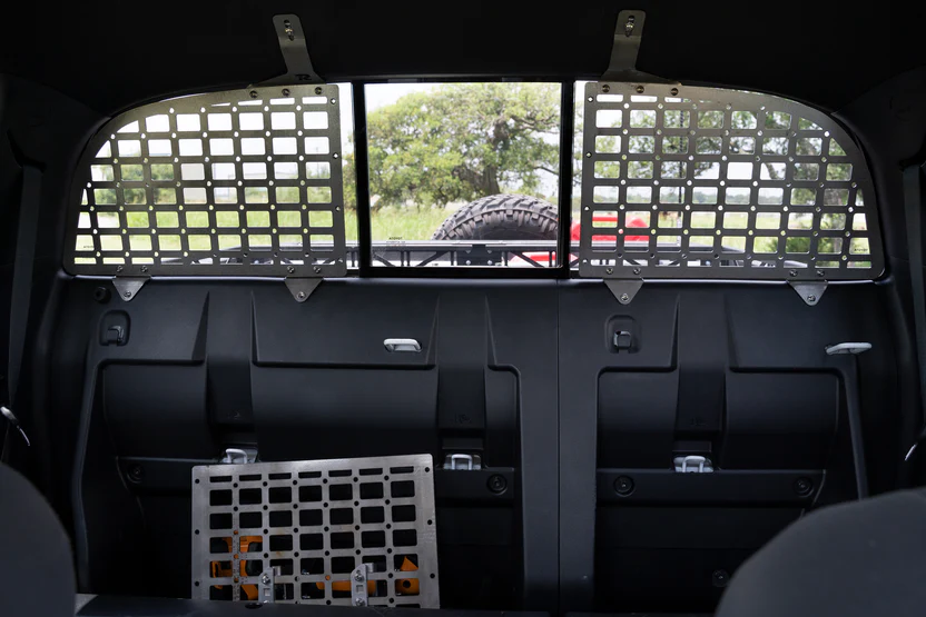 Rago Fabrication 2016-2023 Toyota Tacoma Endeavor Rear Window Molle Storage Panels