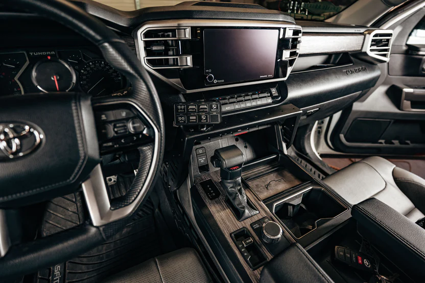 Rago Fabrication 2022+ Toyota Tundra 2023+ Sequoia Center Console Molle Panels & Device Bridge