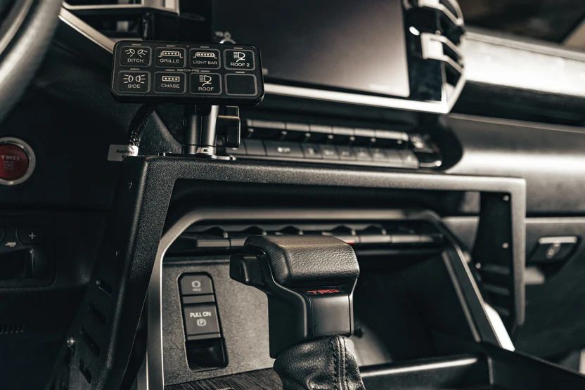 Rago Fabrication 2022+ Toyota Tundra 2023+ Sequoia Center Console Molle Panels & Device Bridge