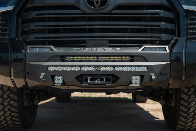 Rago Fabrication 2022+ Toyota Tundra Center Mount Winch Front Bumper