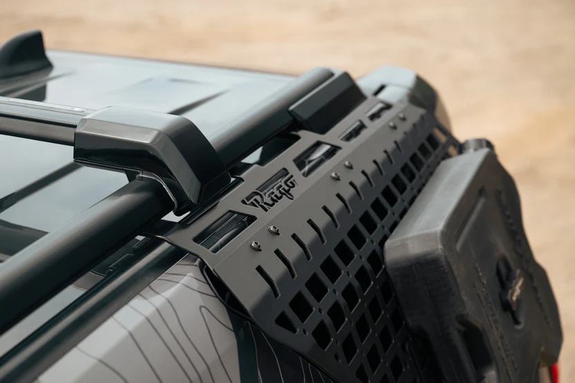 Rago Fabrication 2025+ Toyota 4Runner Exterior Molle Storage Panels For Factory Roof Rails