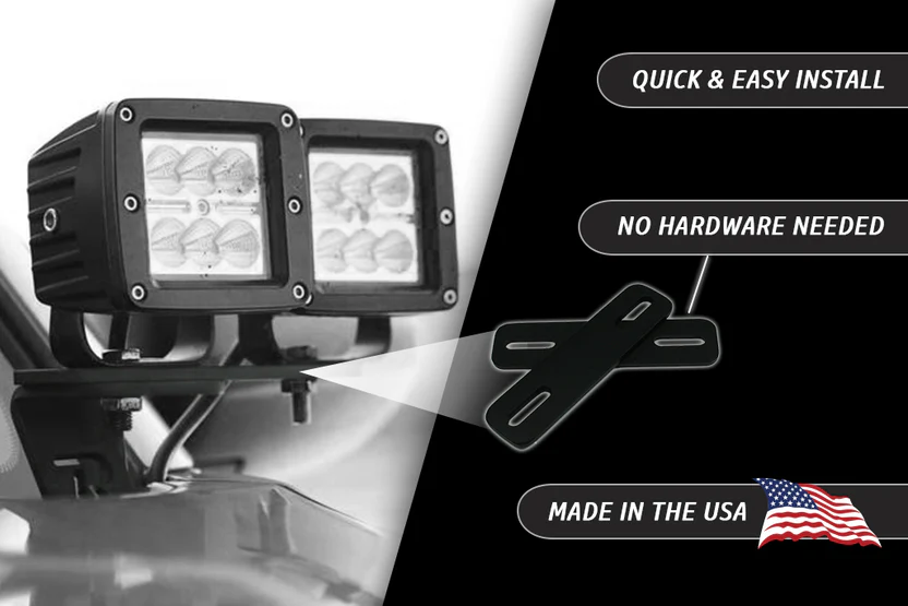 Rago Fabrication Ditch Light Bracket Extensions | Pair