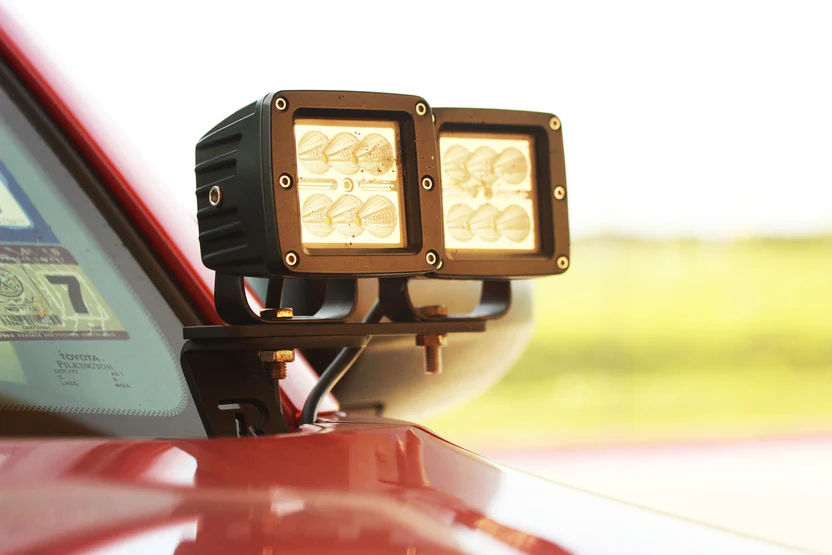 Rago Fabrication Ditch Light Bracket Extensions | Pair