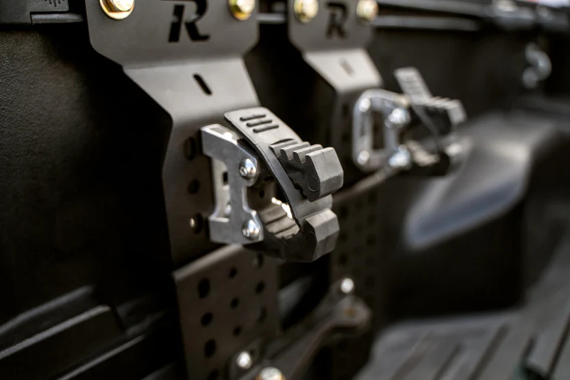 Rago Fabrication Quick Fist Mounts & Clamps for Molle Panels & Truck Beds | Pair
