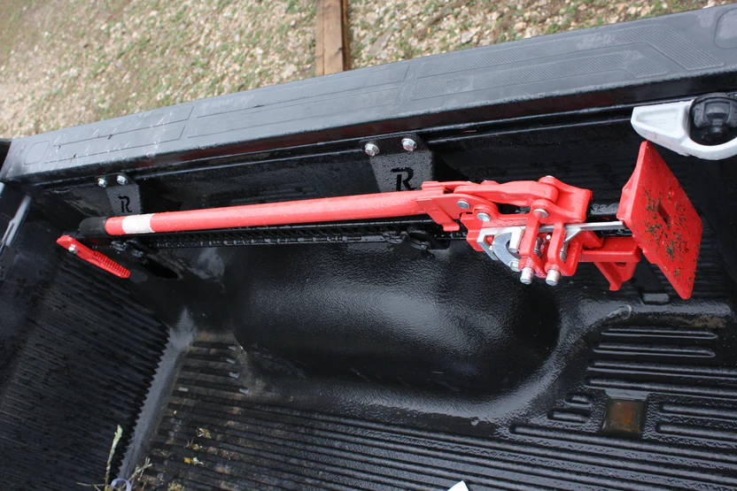 Rago Fabrication Toyota Tacoma & Tundra Bed Rail - Hi-Lift Jack Mounts