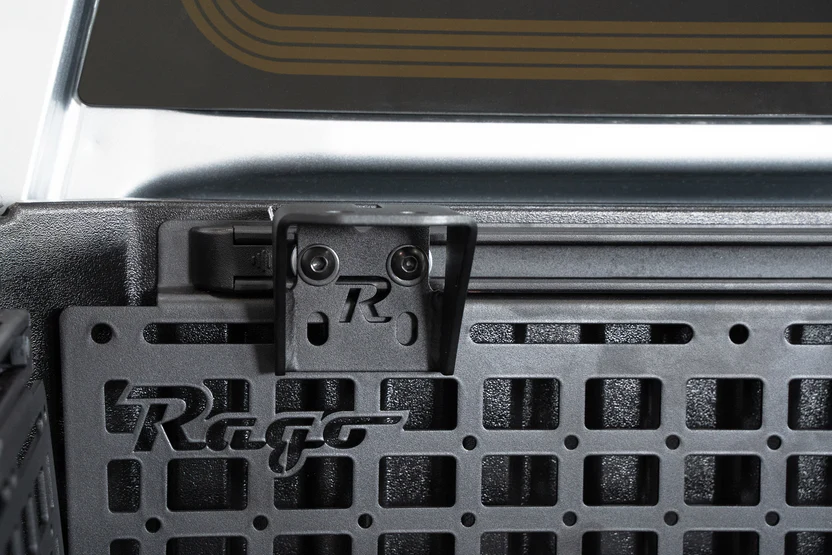 Rago Fabrication Universal & Toyota Bed Rail Accessory Mounting Bracket | Pair