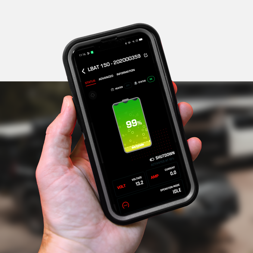 Redarc Alpha150 12V 150Ah Lithium Battery