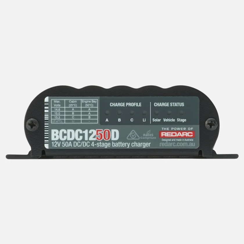 Redarc BCDC Classic50 12V 50A DC Battery Charger