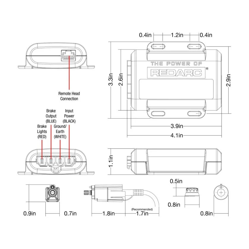 Redarc  Tow-Pro Liverty Electrice Brake Controller.